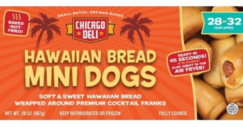 Hawaiian Bread Mini Dogs, Frozen, 20 oz.