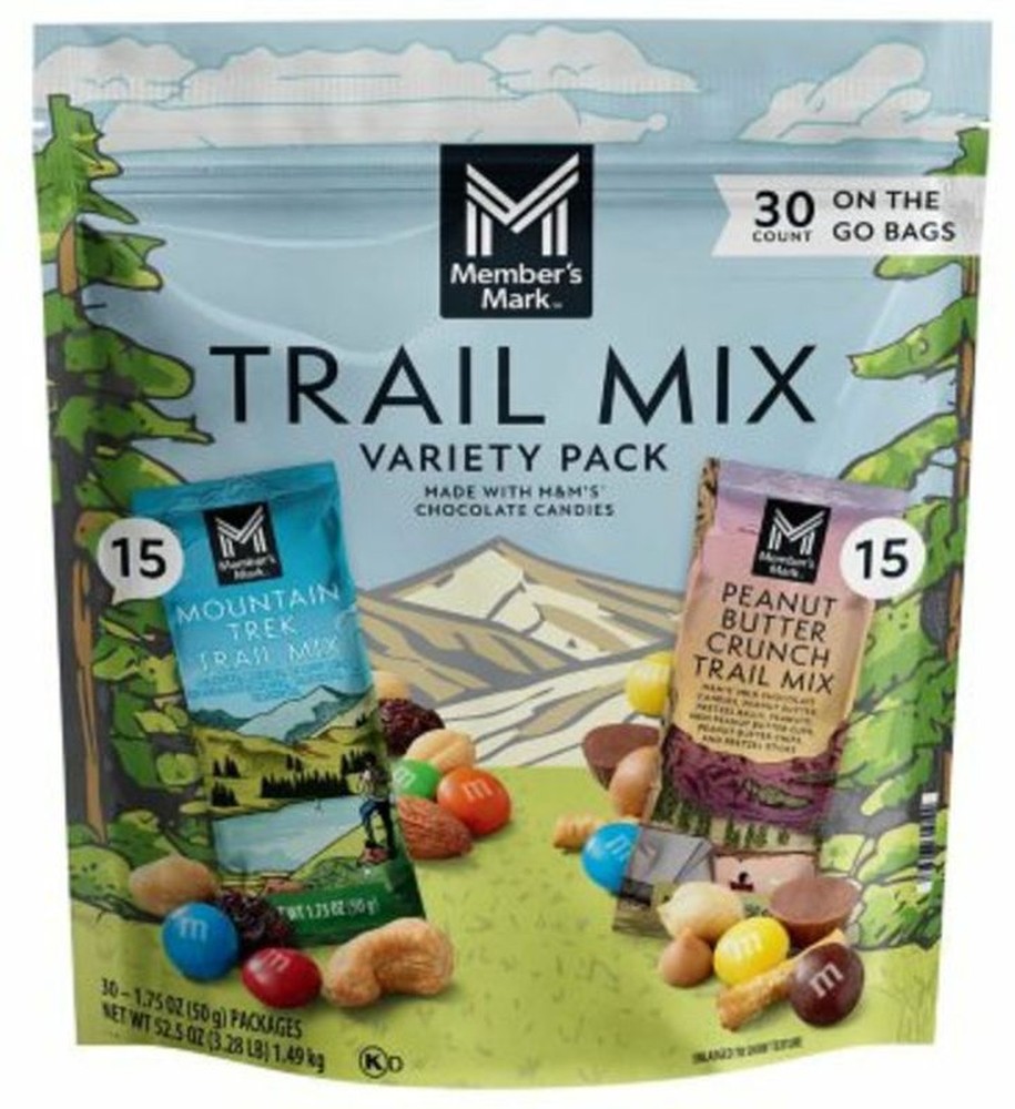 Variety Pack Trail Mix, 1.75 oz., 30 pk.