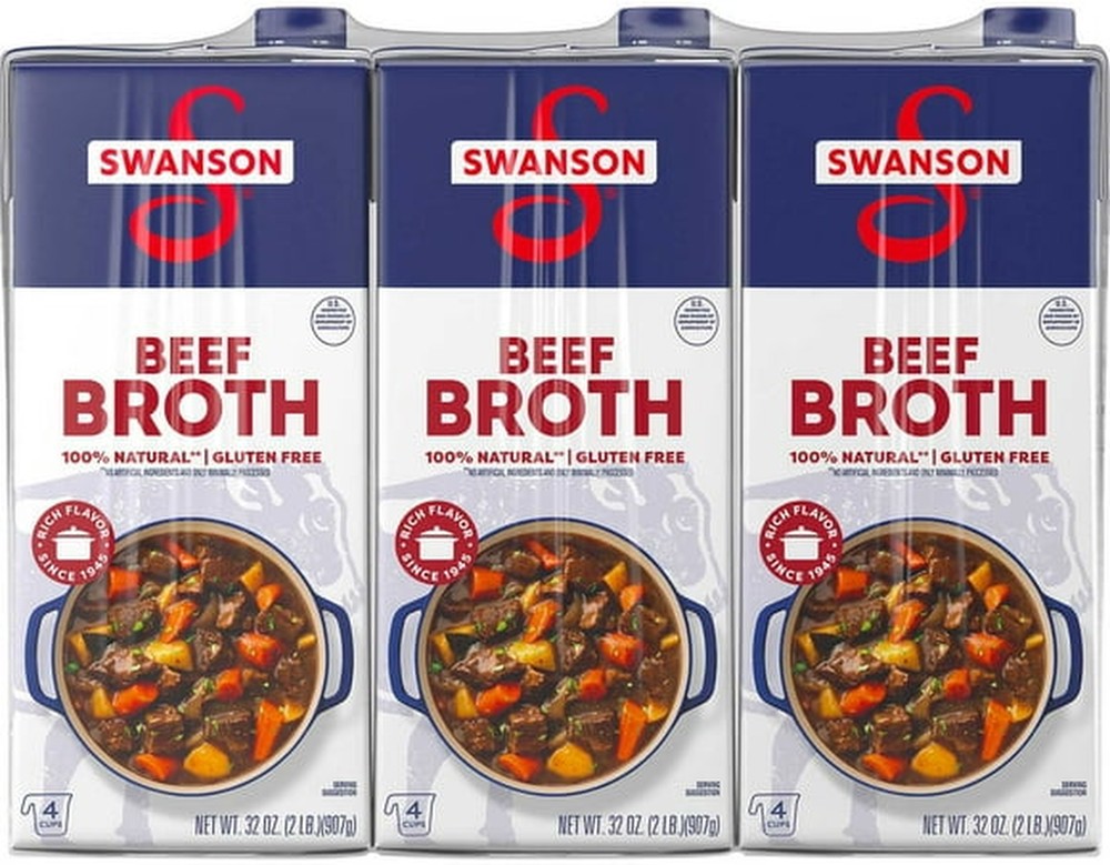 Beef Broth, 32 oz., 3 pk.