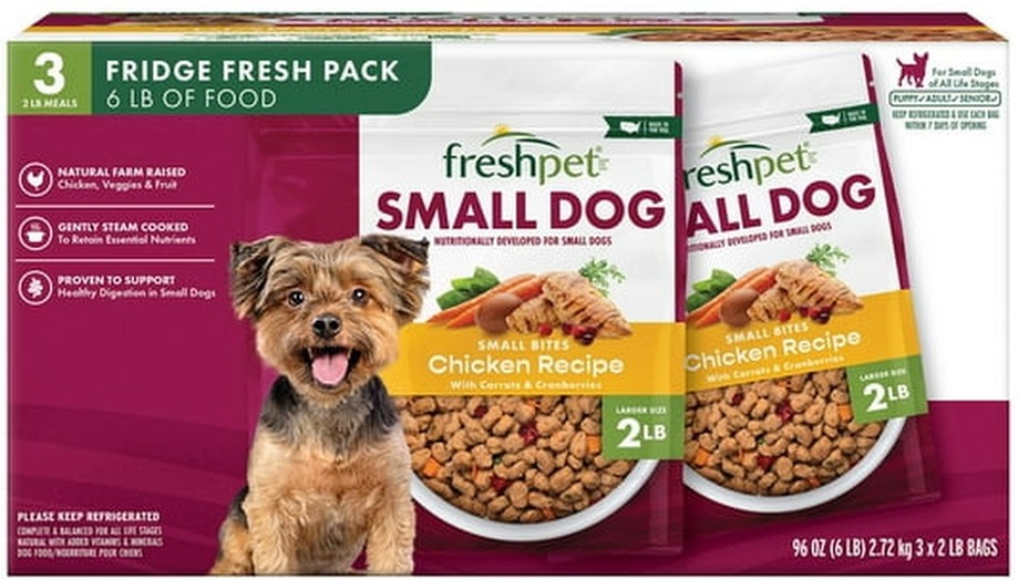 Small Dog Small Bites Chicken Recipe, 2 lbs. packs, 3 ct.