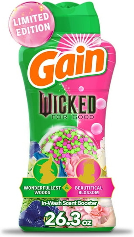 "Wicked: For Good" Limited Edition, In-Wash Laundry Scent Booster Beads, Wonderfullest Woods & Beautifical Blossom, 26.3 oz.