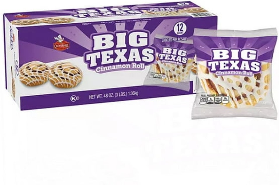 Big Texas Cinnamon Roll, 4 oz., 12 pk.