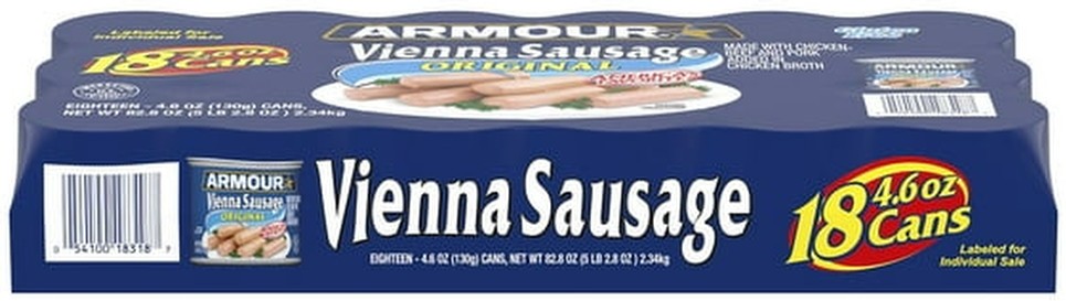 Vienna Sausage 4.6 oz., 18 ct.