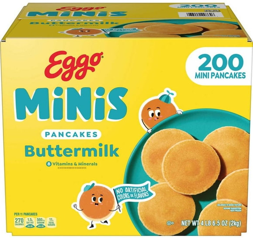 Eggo Minis Buttermilk Pancakes, 200 ct.