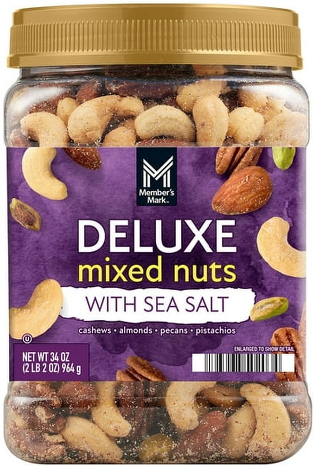 Deluxe Mixed Nuts with Sea Salt, 34 oz.