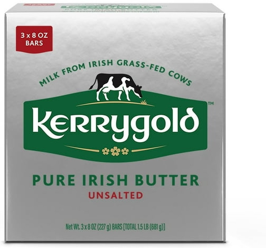 Unsalted Pure Irish Butter Blocks, 8 oz., 3 pk.