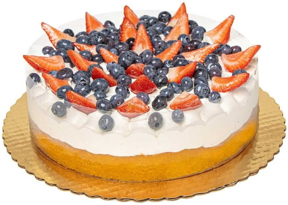 10" Fresh Fruit Topped Vanilla Shortcake, 58 oz.