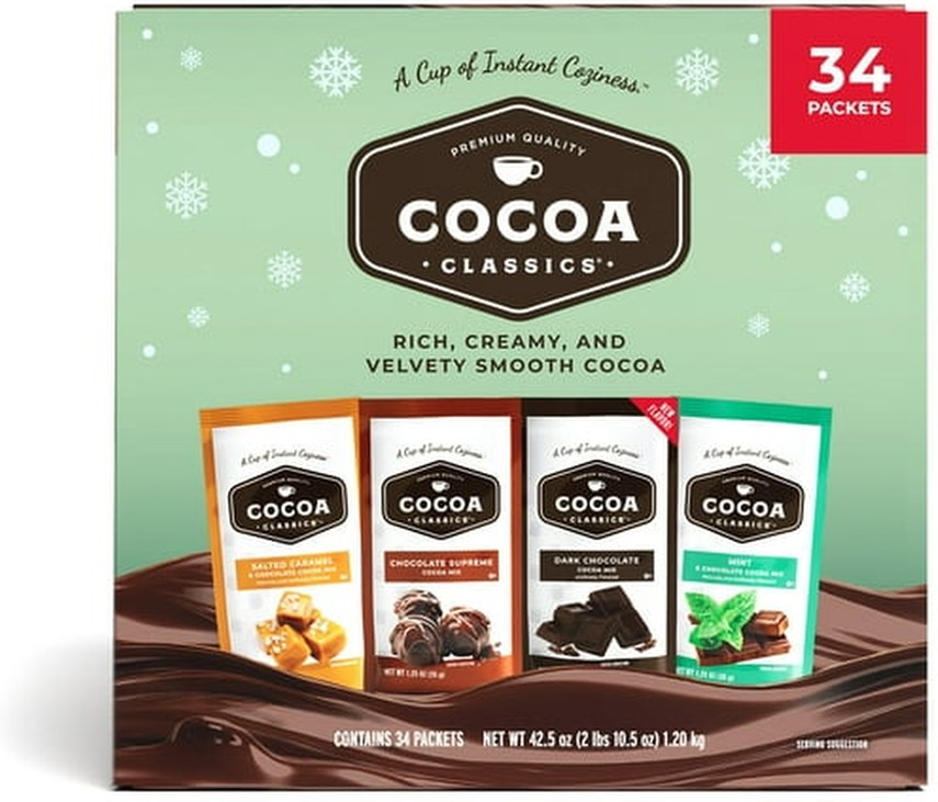 Hot Cocoa Mix, Variety Pack, 34 pk.
