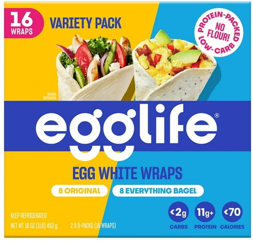Egg White Wraps, Variety Pack, 1 oz. each, 16 ct.