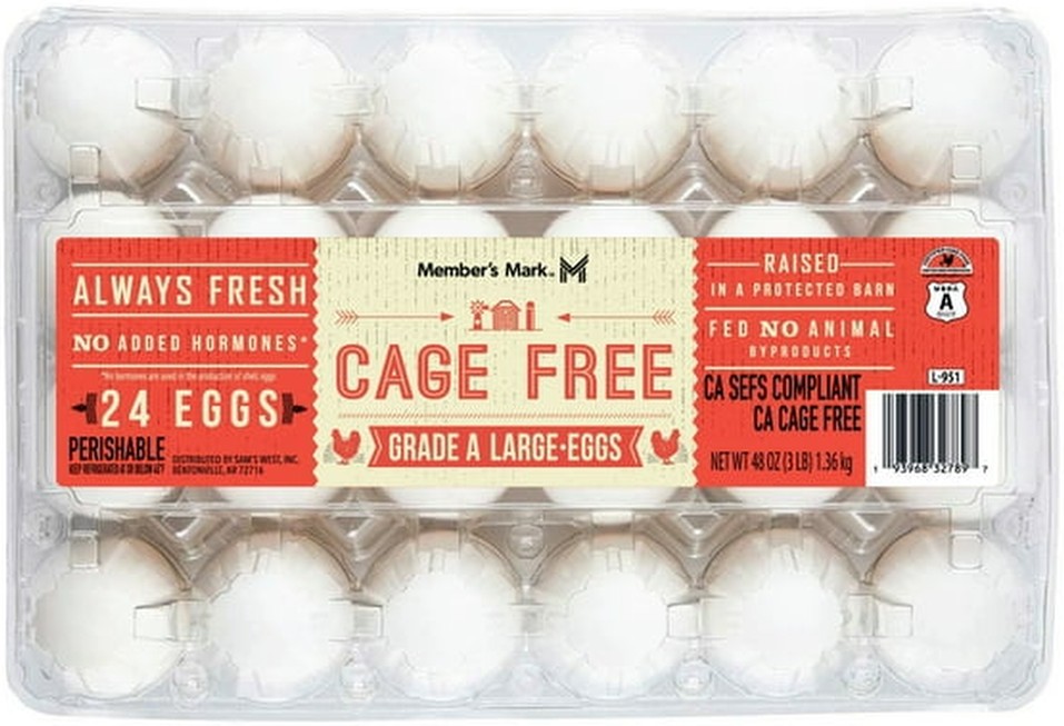 Cage Free Grade A Large Eggs