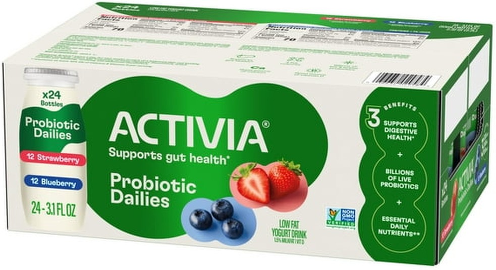 Probiotic Dailies Yogurt Drink Variety Pack, 3.1 fl. oz., 24 ct.