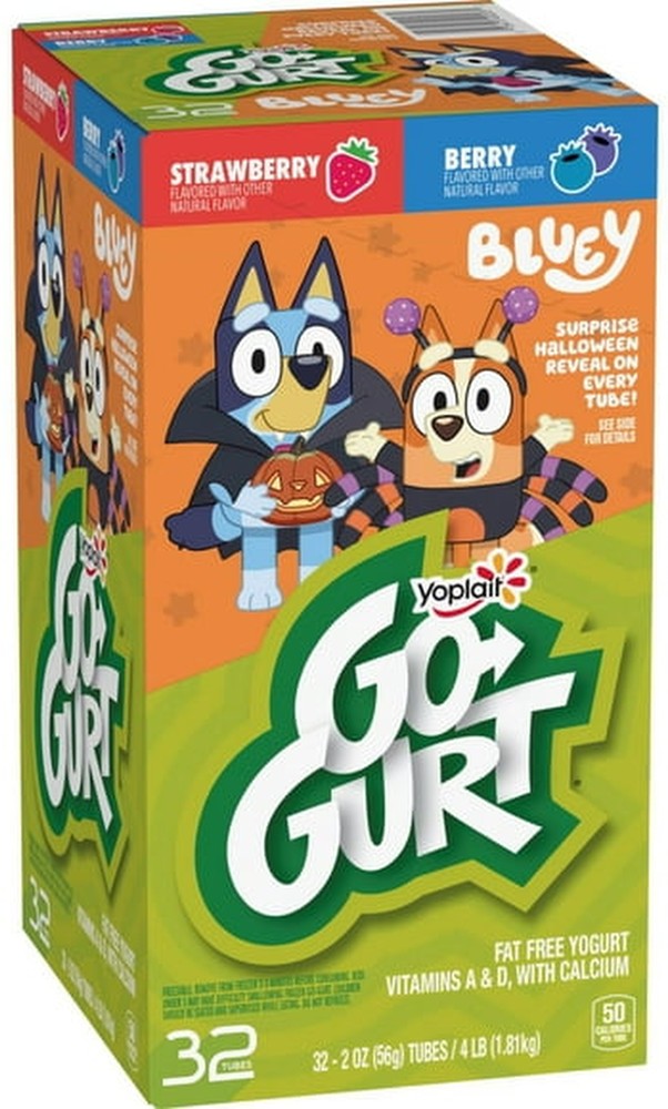 Go-Gurt Kids Nonfat Yogurt Variety Pack, 2 oz., 32 ct.