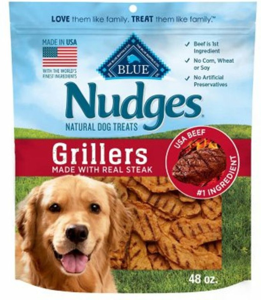 Nudges Grillers Natural Dog Treats, Steak