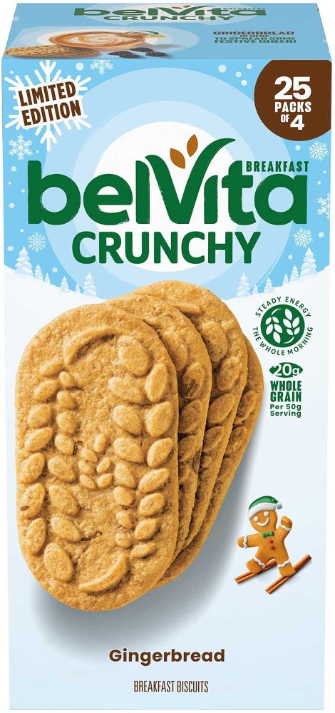 Breakfast Bars Biscuits, Gingerbread, 1.76 oz., 25 pk.