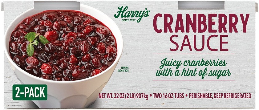 Cranberry Sauce, 16 oz. cups, 2 pk.