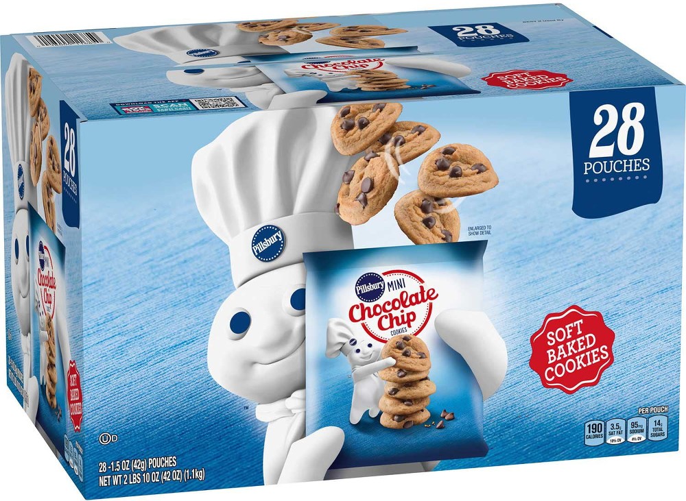 Soft Baked Mini Chocolate Chip Cookies, 1.5 oz., 28 pk.