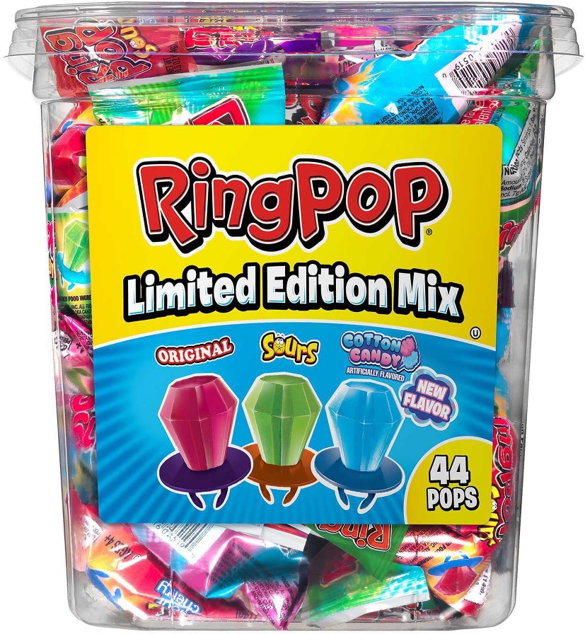 Assorted Flavors Lollipops Tub Bulk Variety Pack, 0.5 Oz, 44 Count