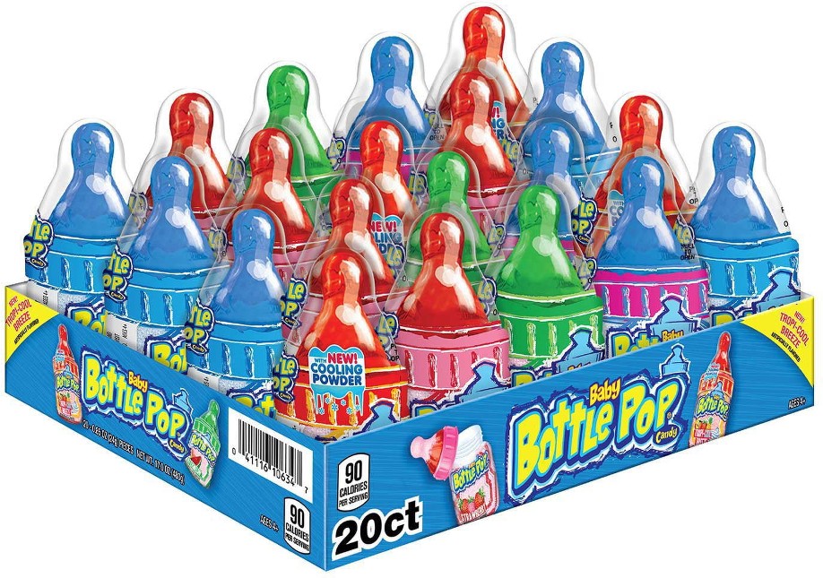 Baby Bottle Pop Variety Pack Candy, 0.85 oz., 20 ct.