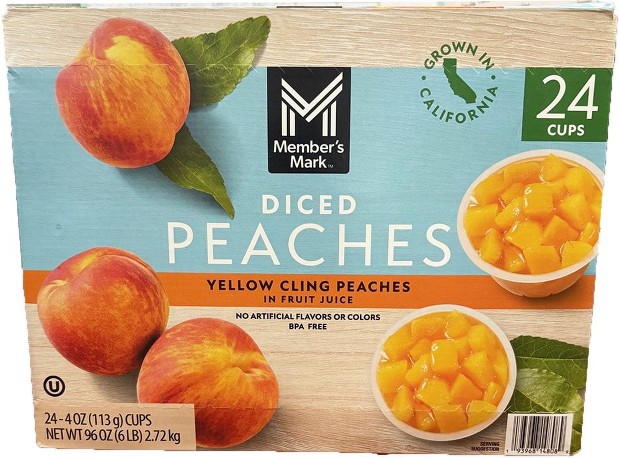 Diced Peaches in 100% Fruit Juice