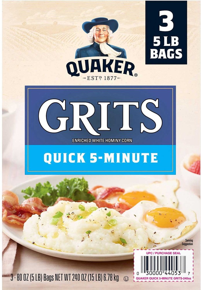 Quick 5-Minute Grits 15 lb., 3 pk.