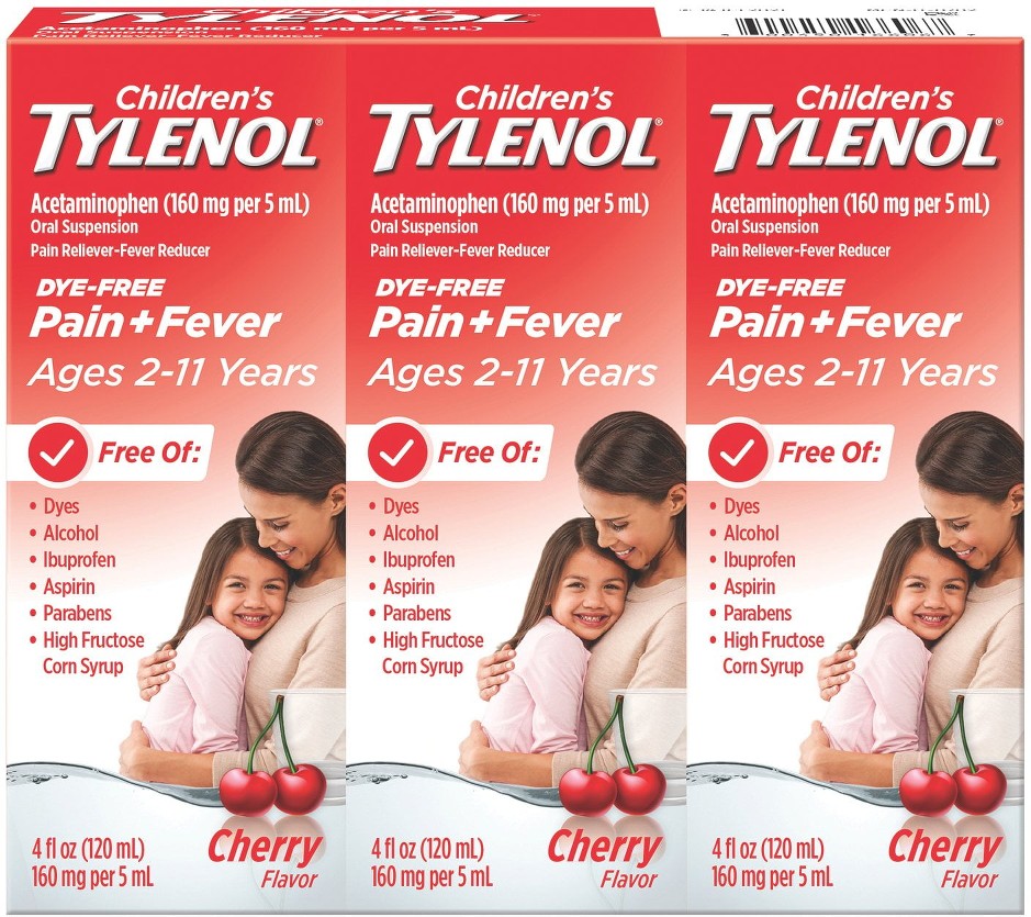 Children's Oral Suspension, Cherry, 4 oz., 3 pk.