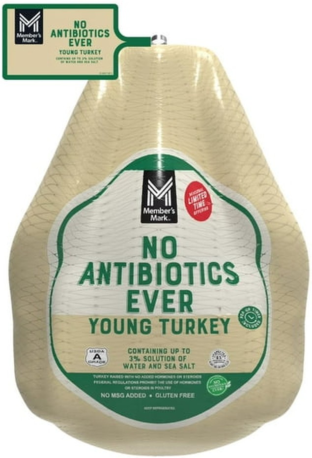 Whole Raw Turkey, choose size