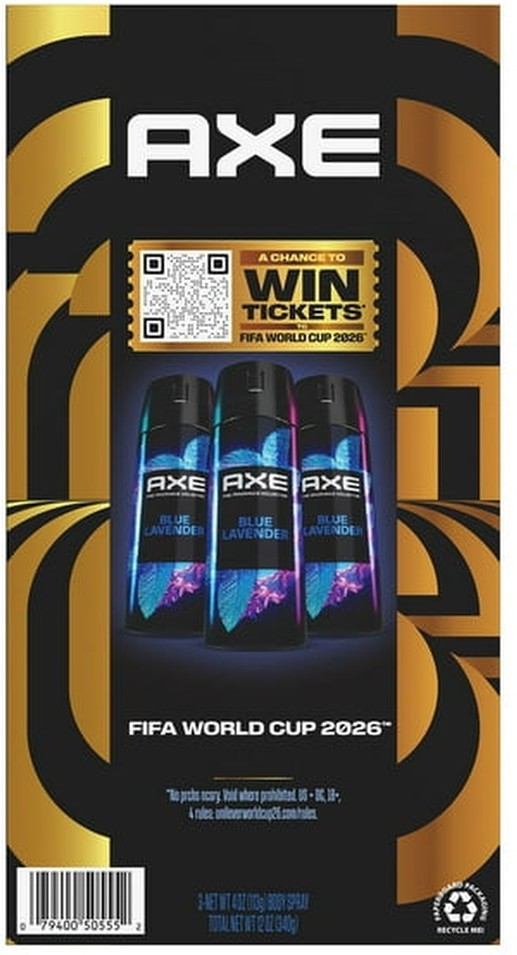 Premium Deodorant Body Spray, Blue Lavender, 4 oz., 3 pk.