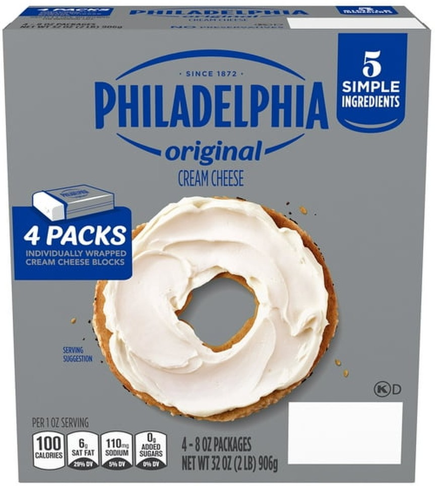 Original Cream Cheese Blocks, 8 oz., 4 pk.