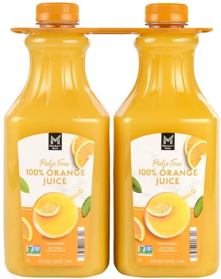 Pulp-Free 100% Orange Juice, 52 fl. oz., 2 pk.
