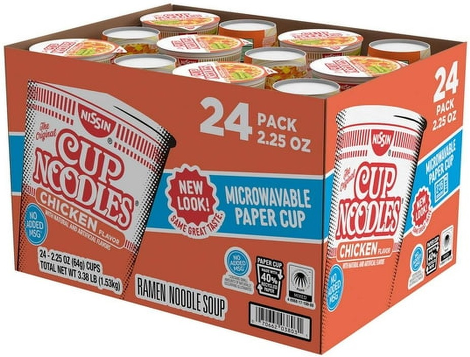 Cup Noodles, Chicken Flavor 2.25 oz., 24 ct.