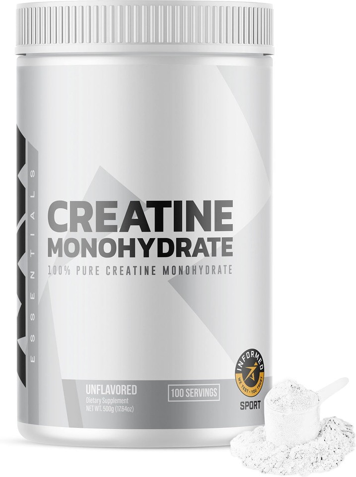Nutrition Creatine Monohydrate Powder, Unflavored, 510g 100 Servings