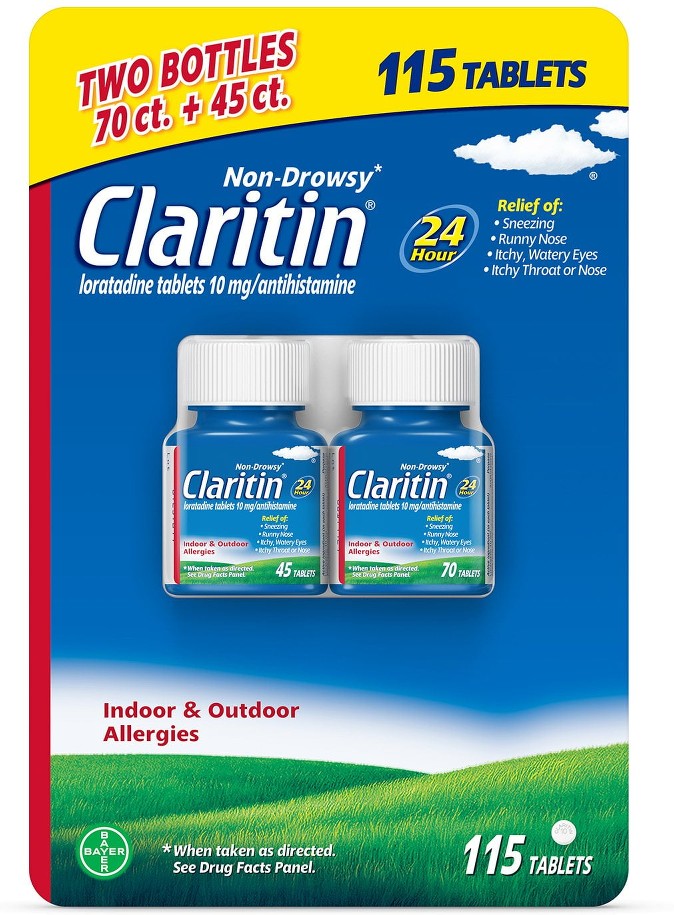 24 Hour Non-Drowsy Allergy Medicine Tablets 115 ct.