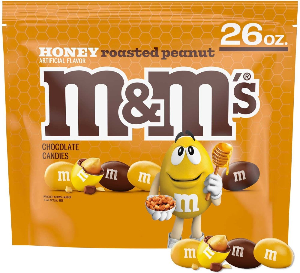 Honey Roasted Peanut Milk Chocolate Candy, Resealable Pack, 26 oz.