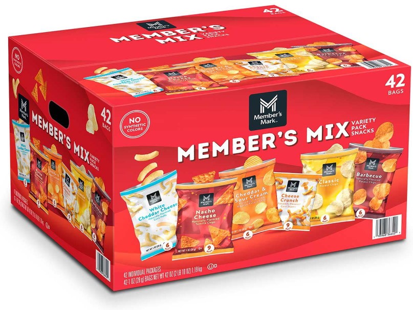 Mix Variety Pack Chips, 1 oz., 42 pk