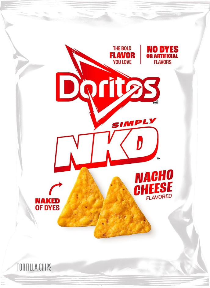 Simply NKD Nacho Cheese Flavored Tortilla Chips, 18.375 oz.