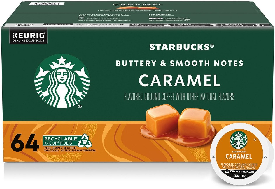K-Cup Coffee Pods, Caramel Flavored, 64 ct.