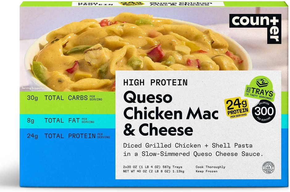Queso Chicken Mac & Cheese, Frozen, 20 oz., 2 pk.