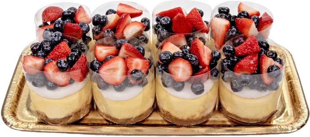 3" Fresh Fruit Topped New York Style Cheesecakes, 8 ct.