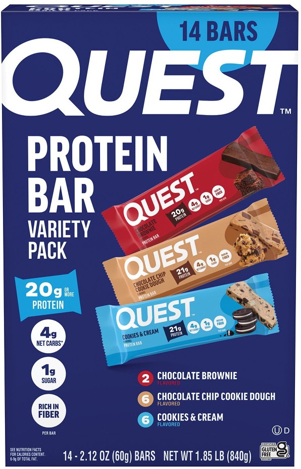Gluten Free Protein Bars Variety Pack, 14 ct.