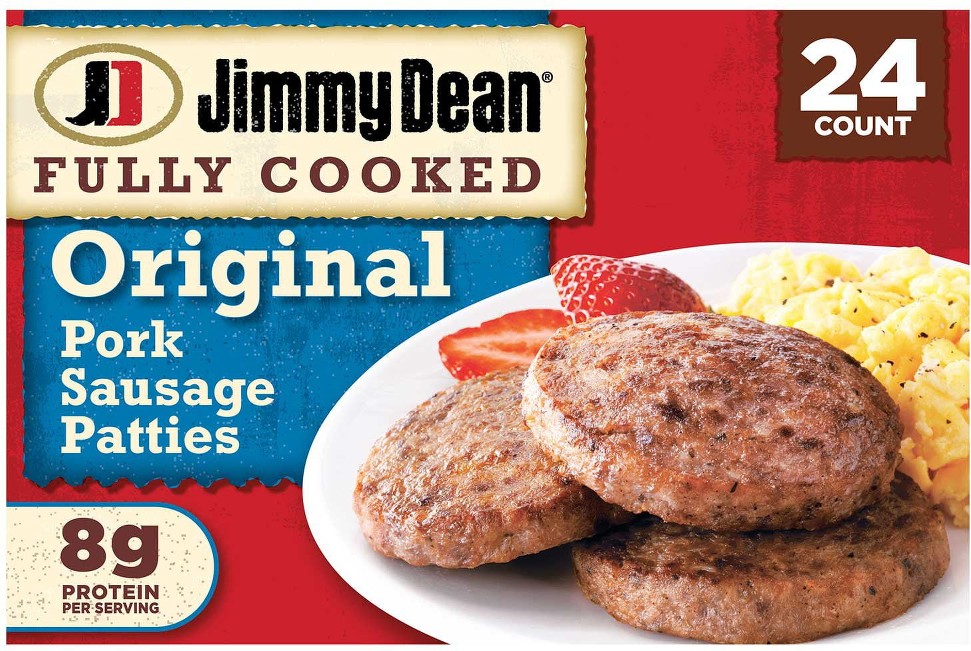 Fully Cooked Breakfast Pork Sausage Patties, 24 ct.