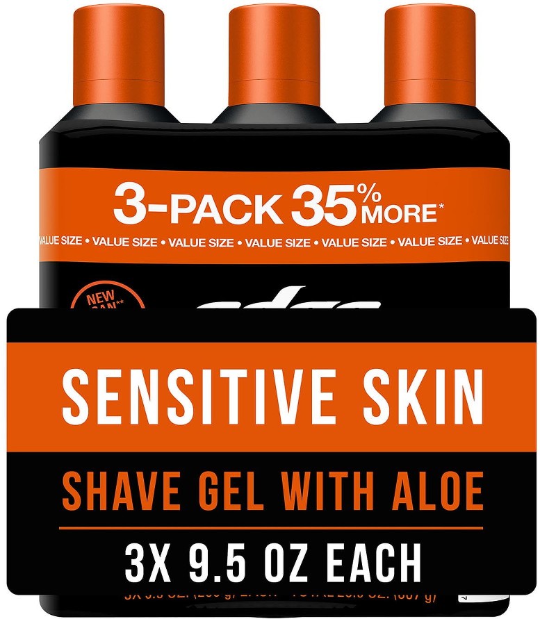 Sensitive Skin Shaving Gel for Men, 9.5 oz., 3 pk.