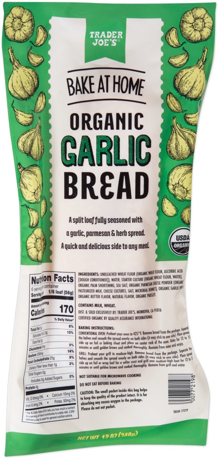 Organic Garlic Bread