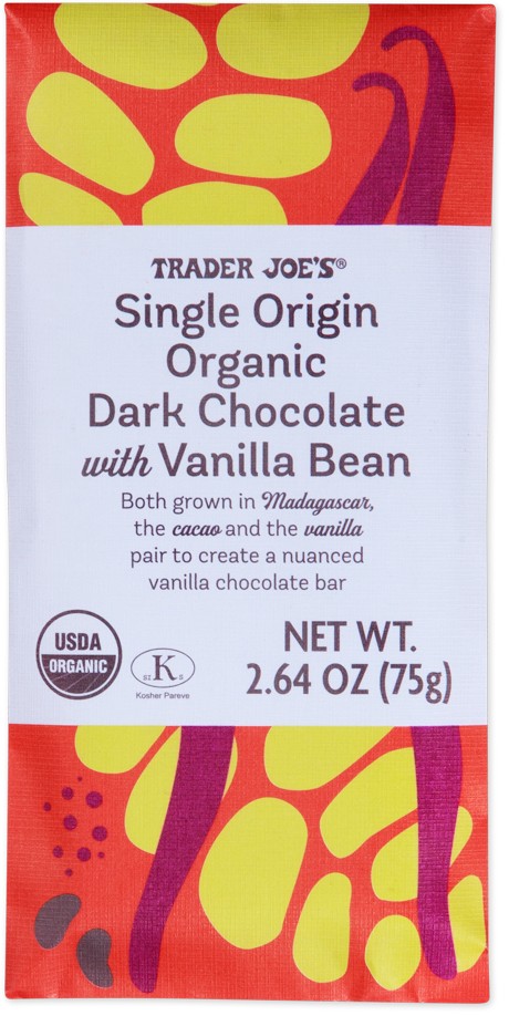 Single Origin Organic Dark Chocolate with Vanilla Bean