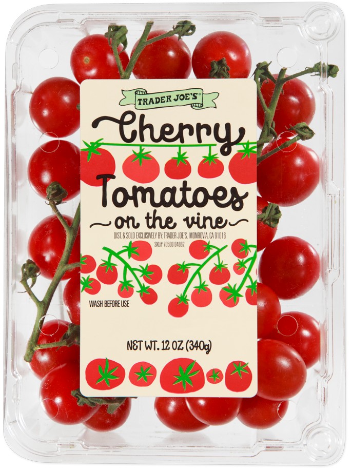Cherry Tomatoes on the Vine - regional packaging