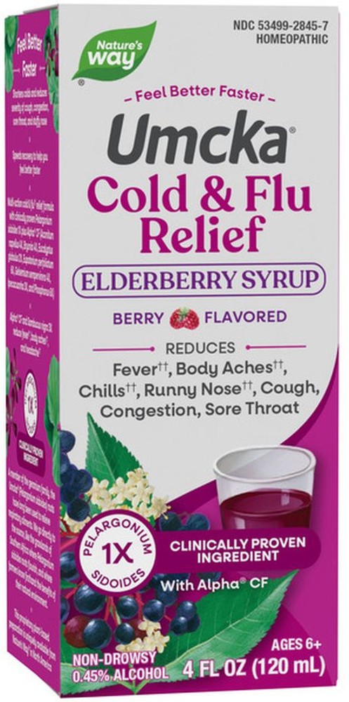 Umcka Cold+Flu Elderberry Syrup