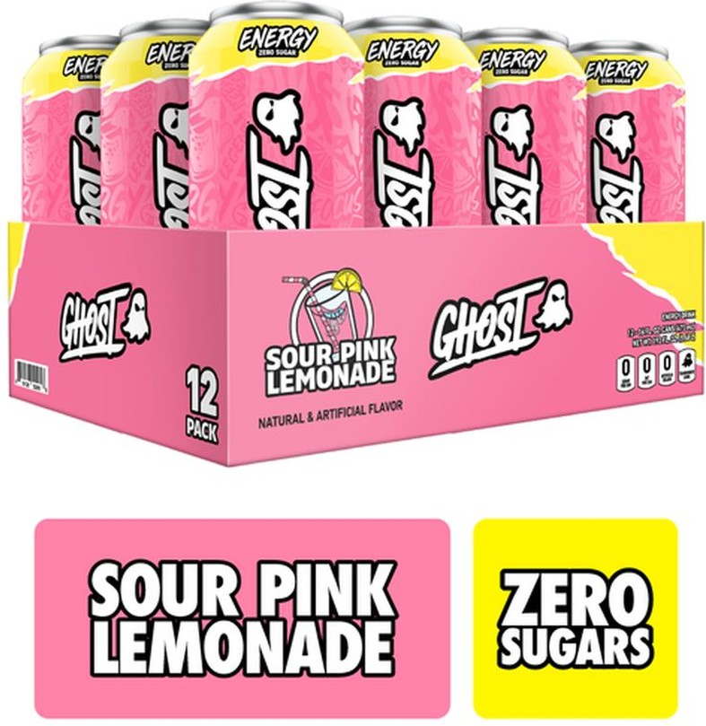 Sour Pink Lemonade Energy Drink