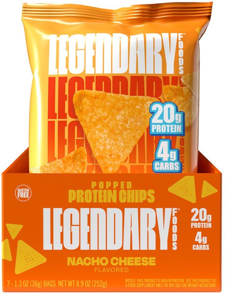 Nacho Cheese Popped Protein Chips