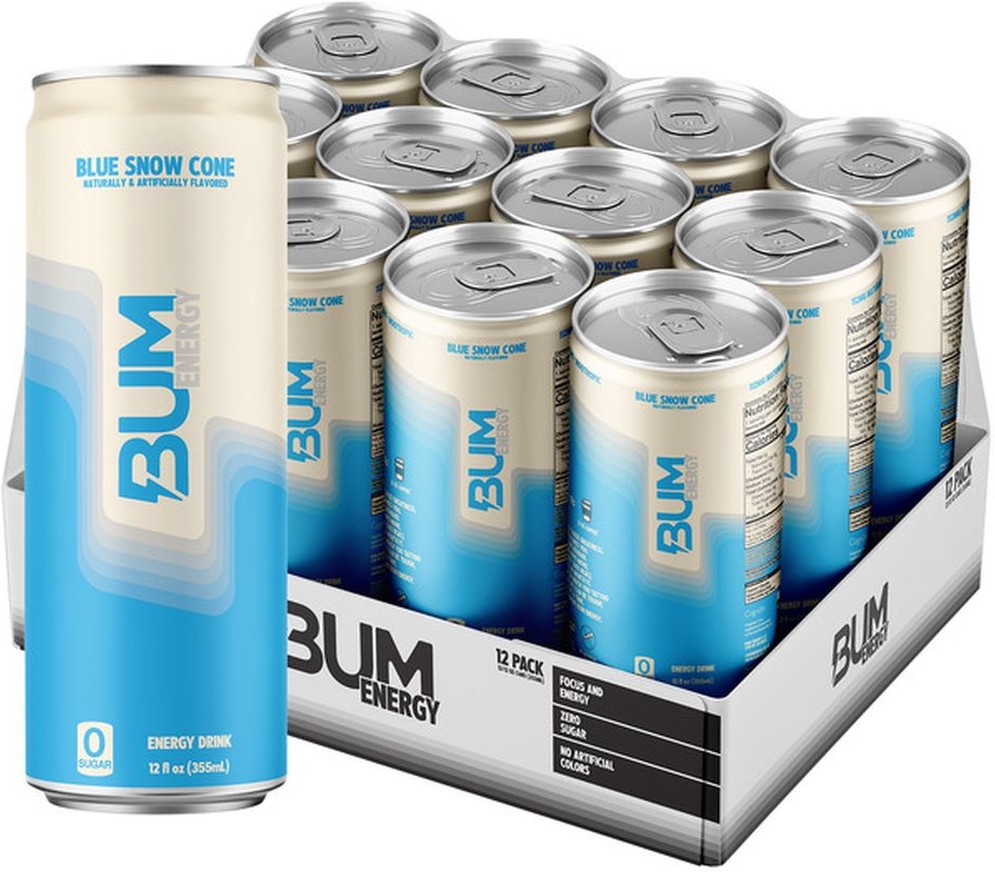 Blue Snow Cone Energy Drink