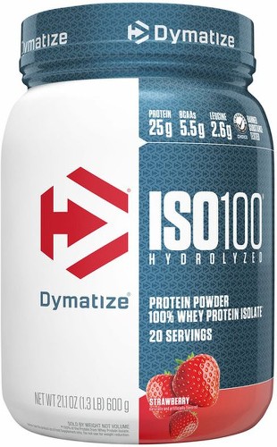 Protein Powder, Strawberry, ISO100 Hydrolyzed