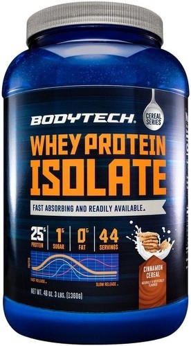 Whey Protein Isolate - Cinnamon Cereal (3 Lbs. / 44 Servings)